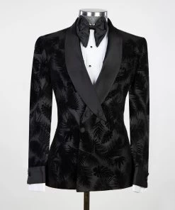 Black Cross Collar Tuxedo