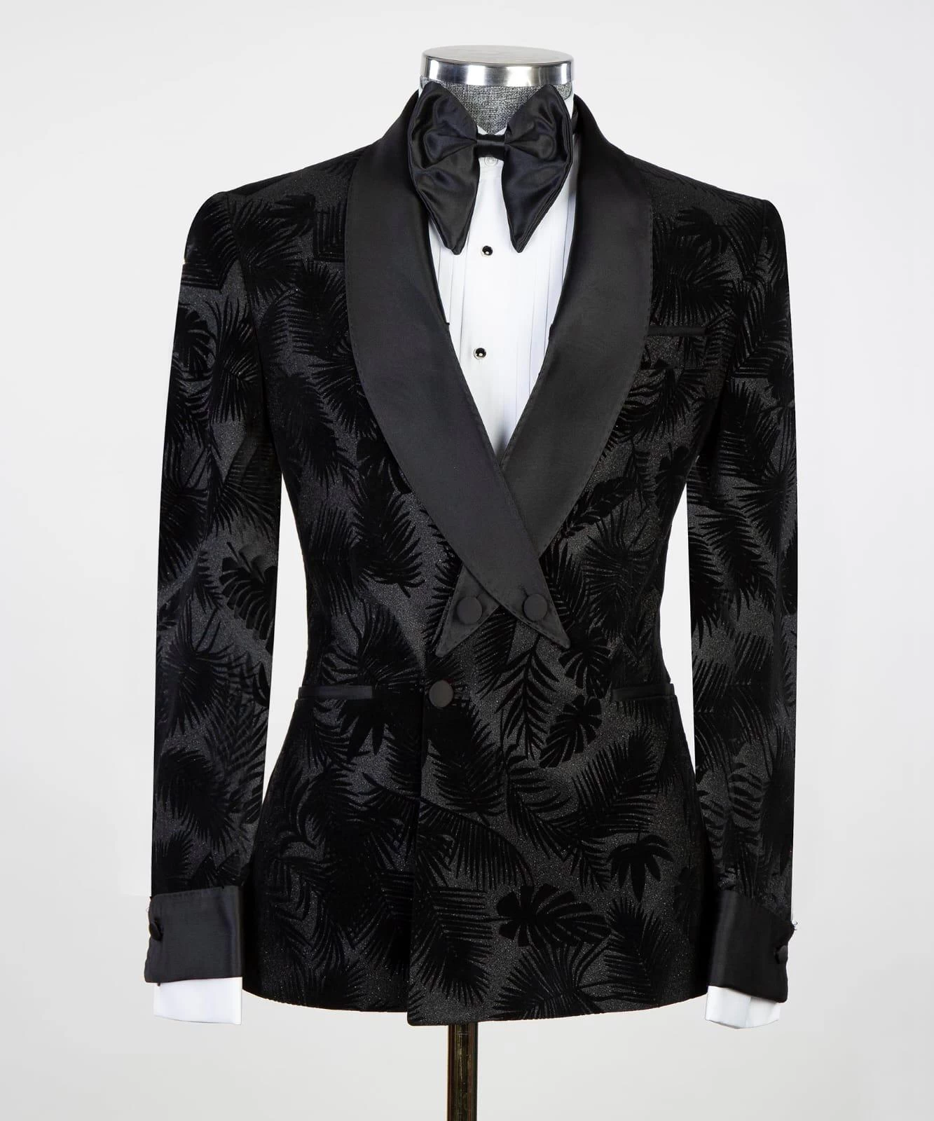 Black Cross Collar Tuxedo