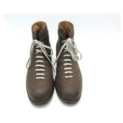 NEW JM WESTON COUNTRY GENTS HICKING BOOTS 132 10D 44 Suede Leather Material Brown -Jm Menswear 311611 5