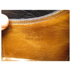 JM WESTON LOAFERS BUCKLE SHOES 531 6.5E 41.5 BLACK SHARK LEATHER SHOES -Jm Menswear 311623 8