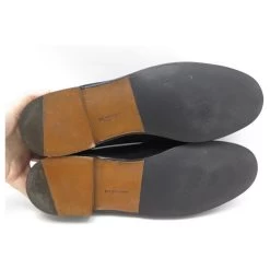 NEW JM WESTON LOAFERS 180 13D 47 BLACK SUEDE STAINLESS STEEL SHOES -Jm Menswear 311658 3