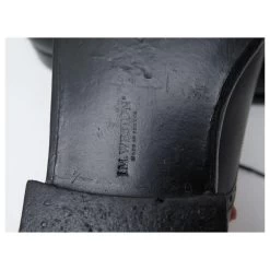 NEW JM WESTON SHOES 615 7D 41 RICHELIEU STRAIGHT BUTTON FLOWERED BLACK LEATHER 13 NEW JM WESTON SHOES 615 7D 41 RICHELIEU STRAIGHT BUTTON FLOWERED BLACK LEATHER -Jm Menswear 328994 4