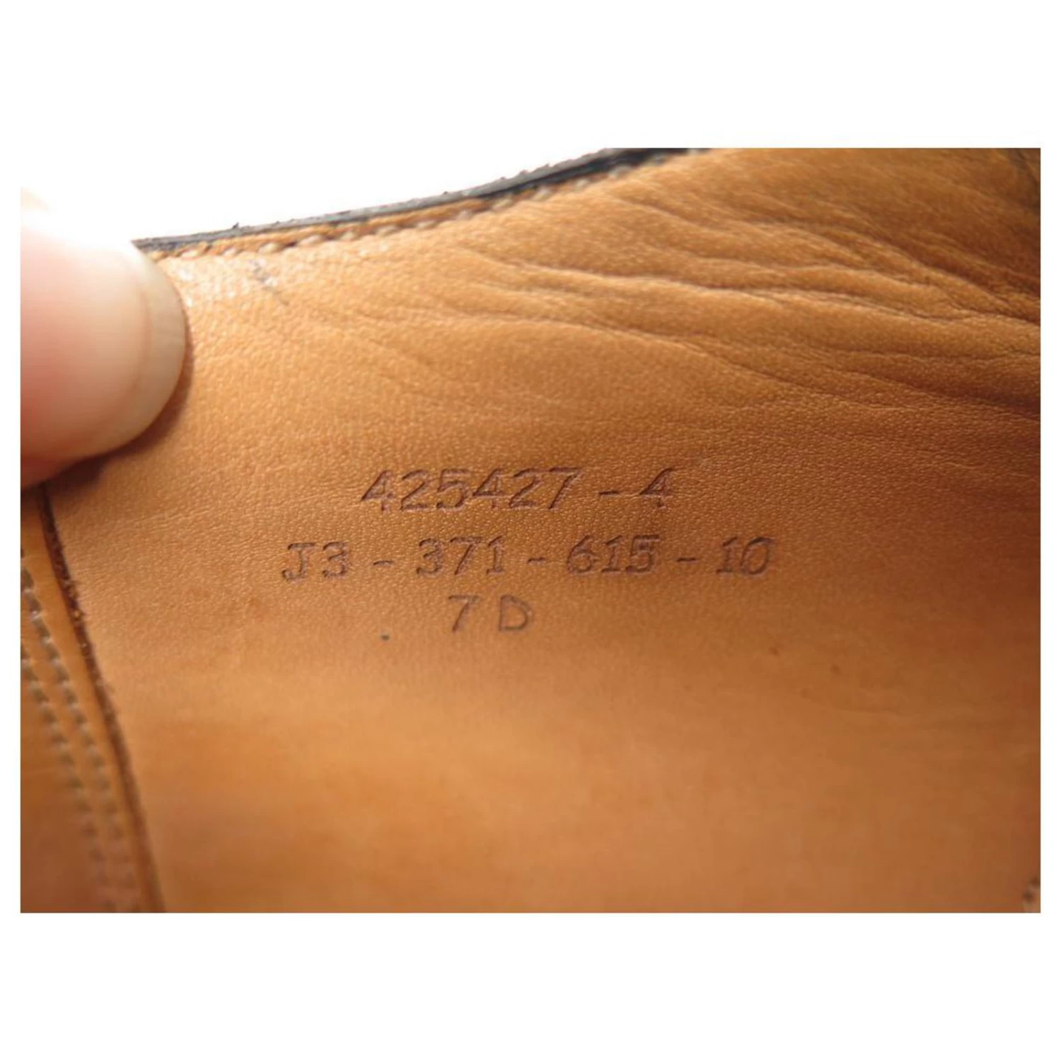 NEW JM WESTON SHOES 615 7D 41 RICHELIEU STRAIGHT BUTTON FLOWERED BLACK LEATHER 9 NEW JM WESTON SHOES 615 7D 41 RICHELIEU STRAIGHT BUTTON FLOWERED BLACK LEATHER - Image 7