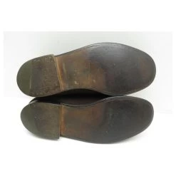 JM WESTON SHOES 180 6.5E 40.5 LARGE BROWN SUEDE LOAFERS LOAFERS -Jm Menswear 329448 3