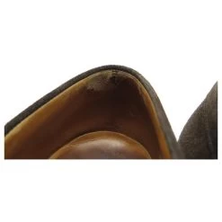 JM WESTON SHOES 180 6.5E 40.5 LARGE BROWN SUEDE LOAFERS LOAFERS -Jm Menswear 329448 8