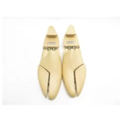 JM WESTON DERBY SHOES 427 12E LARGE 46 BLACK LEATHER + STAINLESS STEEL SHOES -Jm Menswear 330568 9