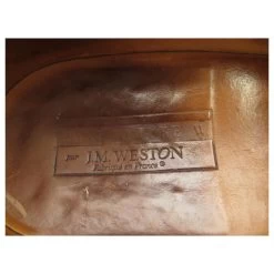 SHOES MANUFACTURE JM WESTON LOAFERS 179 6D 40 BLACK SUEDE STAINLESS STEEL -Jm Menswear 348895 5