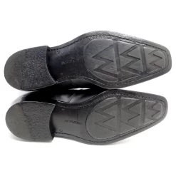 JM WESTON INFORMAL SHOES 457 8D 42 BLACK LEATHER CHELSEA LOW BOOT -Jm Menswear 357822 3