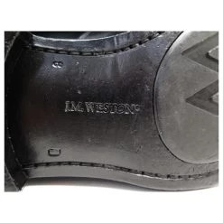 JM WESTON INFORMAL SHOES 457 8D 42 BLACK LEATHER CHELSEA LOW BOOT -Jm Menswear 357822 4