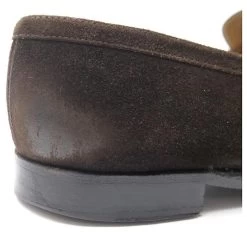 JM WESTON LOAFERS 180 8D 42 BROWN VELVET SUEDE SHOES -Jm Menswear 411193 9