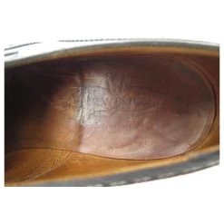 JM WESTON CLASSIC WING TIP SHOES 376 Richelieu 7E 41 LARGE FITTINGS Black -Jm Menswear 411334 6