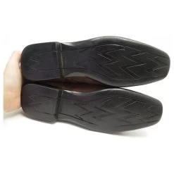 JM WESTON SHOES 607 6E 40.5 RICHELIEU BOUT FLORAL SUEDE BROWN SHOES -Jm Menswear 418626 3