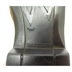 JM WESTON SHOES 607 6E 40.5 RICHELIEU BOUT FLORAL SUEDE BROWN SHOES -Jm Menswear 418626 4