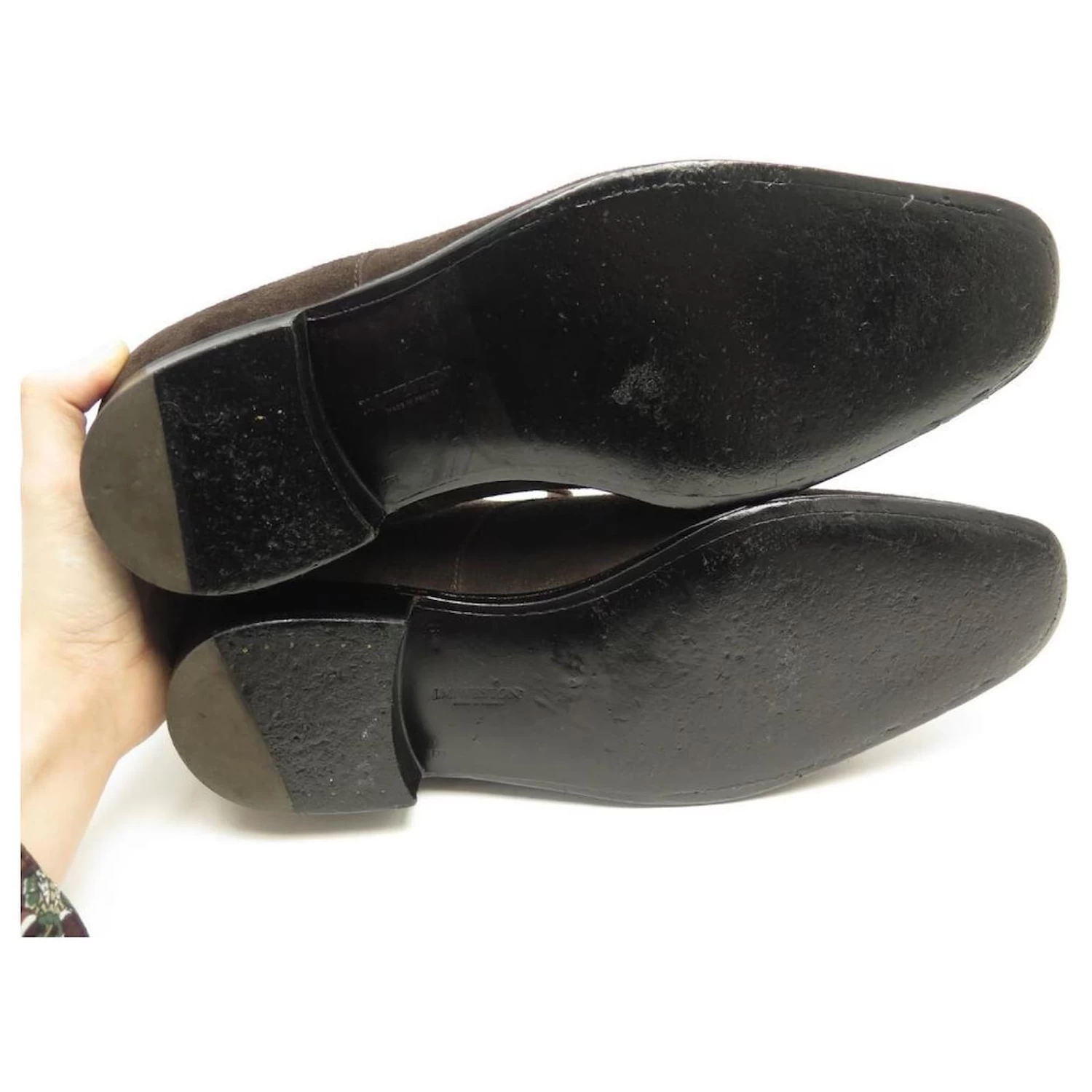 JM WESTON SAVILE MANUFACTURE SHOES 575 SUEDE DERBY 8.5E 42.5 L SHOES Brown 5 JM WESTON SAVILE MANUFACTURE SHOES 575 SUEDE DERBY 8.5E 42.5 L SHOES Brown - Image 3