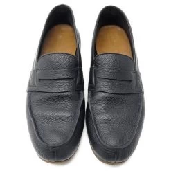 JM WESTON SHOES LE MOC MOCCASES 281 7C 41 FINE BLACK LEATHER SHOES -Jm Menswear 481670 5