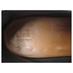 JM WESTON SHOES LE MOC MOCCASES 281 7C 41 FINE BLACK LEATHER SHOES -Jm Menswear 481670 6