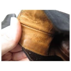 JM WESTON BEAUBOURG SHOES 631 Boots 7C 41 THIN BLACK LEATHER BOOTS -Jm Menswear 509409 8