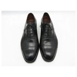 JM WESTON RICHELIEU STRAIGHT TOE SHOES 300 9.5D 43.5 LEATHER + STAINLESS STEEL Black 14 JM WESTON RICHELIEU STRAIGHT TOE SHOES 300 9.5D 43.5 LEATHER + STAINLESS STEEL Black -Jm Menswear 535022 5
