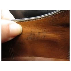 JM WESTON RICHELIEU STRAIGHT TOE SHOES 300 9.5D 43.5 LEATHER + STAINLESS STEEL Black 16 JM WESTON RICHELIEU STRAIGHT TOE SHOES 300 9.5D 43.5 LEATHER + STAINLESS STEEL Black -Jm Menswear 535022 7