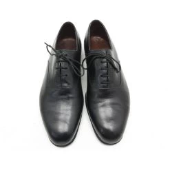 JM WESTON RICHELIEU SHOES 306 Leather Kid 7.5C 41.5 + SHOES Black -Jm Menswear 535026 5