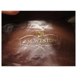 JM WESTON RICHELIEU SHOES 306 Leather Kid 7.5C 41.5 + SHOES Black -Jm Menswear 535026 6