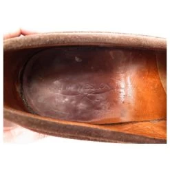 JM WESTON LOAFERS 180 5.5D 40.5 BROWN SUEDE SUEDE SHOES -Jm Menswear 555217 6