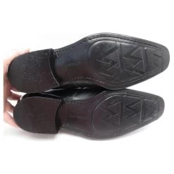 JM WESTON SHOES INFORMAL ANKLE BOOTS 457 8.5D 42.5 BROWN LEATHER SHOES -Jm Menswear 562136 3