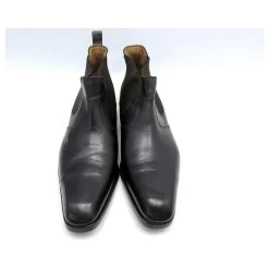 JM WESTON SHOES INFORMAL ANKLE BOOTS 457 8.5D 42.5 BROWN LEATHER SHOES -Jm Menswear 562136 5