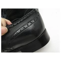 VINTAGE SHOES JM WESTON RICHELIEU FLOWER TOE 7.5E 41.5 BLACK LEATHER SHOE 21 VINTAGE SHOES JM WESTON RICHELIEU FLOWER TOE 7.5E 41.5 BLACK LEATHER SHOE -Jm Menswear 562139 10