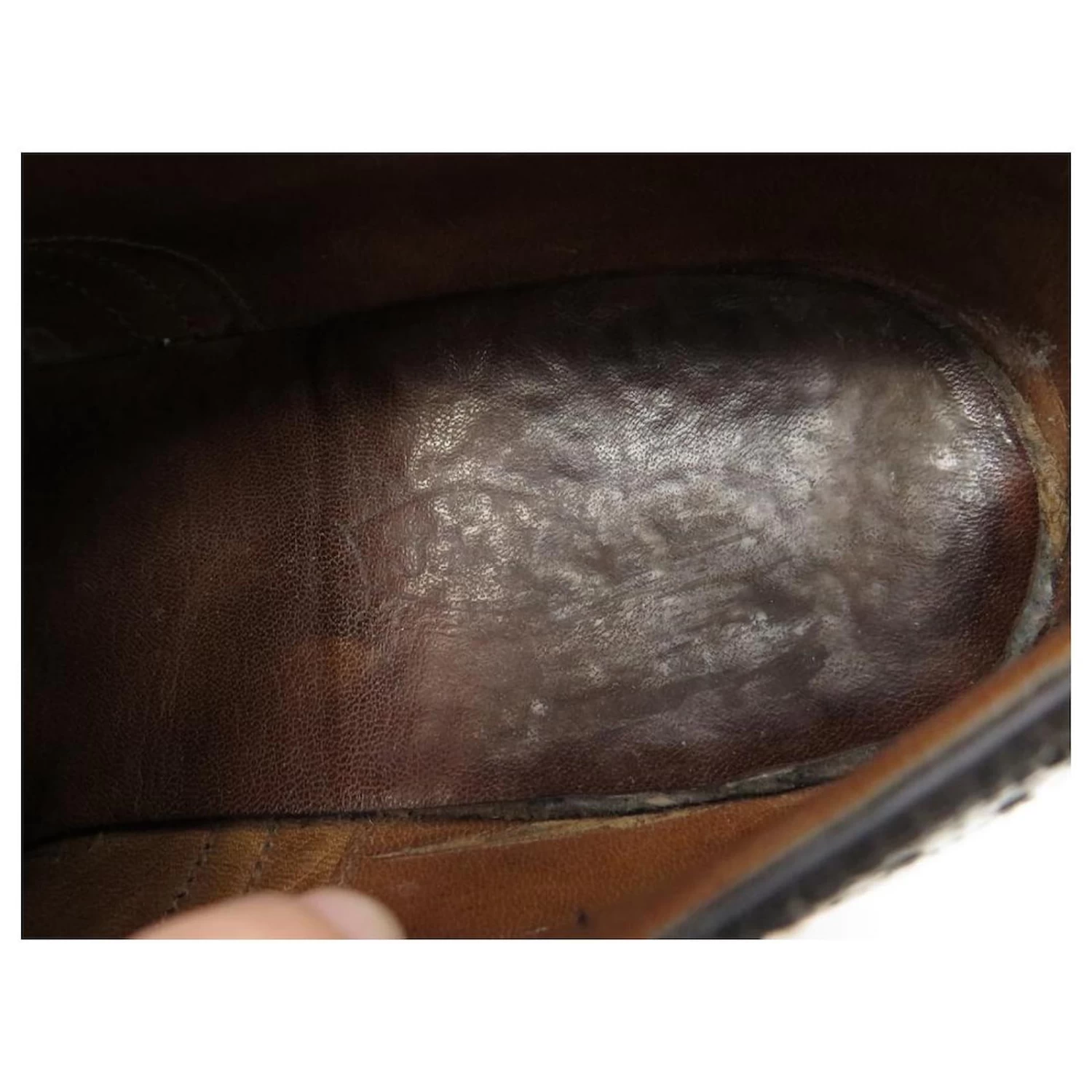 VINTAGE SHOES JM WESTON RICHELIEU FLOWER TOE 7.5E 41.5 BLACK LEATHER SHOE 9 VINTAGE SHOES JM WESTON RICHELIEU FLOWER TOE 7.5E 41.5 BLACK LEATHER SHOE - Image 7