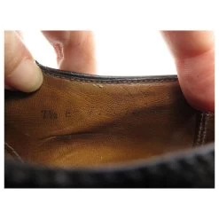 VINTAGE SHOES JM WESTON RICHELIEU FLOWER TOE 7.5E 41.5 BLACK LEATHER SHOE 19 VINTAGE SHOES JM WESTON RICHELIEU FLOWER TOE 7.5E 41.5 BLACK LEATHER SHOE -Jm Menswear 562139 8