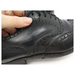 VINTAGE SHOES JM WESTON RICHELIEU FLOWER TOE 7.5E 41.5 BLACK LEATHER SHOE 20 VINTAGE SHOES JM WESTON RICHELIEU FLOWER TOE 7.5E 41.5 BLACK LEATHER SHOE -Jm Menswear 562139 9