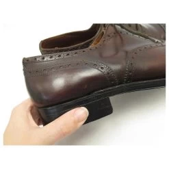 JM WESTON RICHELIEU SHOES 410 Flowered Tip 7.5D 41.5 BROWN LEATHER SHOES -Jm Menswear 588626 9