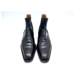 BOOTS SHOES JM WESTON LE CAMBRE BEAUBOURG 9D 43 BLACK LEATHER LOW BOOTS -Jm Menswear 624585 5