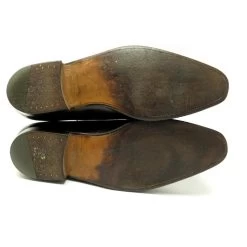 JM WESTON ARABESQUE CONTI SHOES 435 Richelieu 10.5D 44.5 LEATHER SHOES Black -Jm Menswear 650126 3