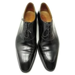 JM WESTON ARABESQUE CONTI SHOES 435 Richelieu 10.5D 44.5 LEATHER SHOES Black -Jm Menswear 650126 5