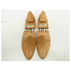 JM WESTON SHOES 371 Derby 2 Carnations 8.5D 42.5 BLACK LEATHER + SLEEVES -Jm Menswear 671078 7