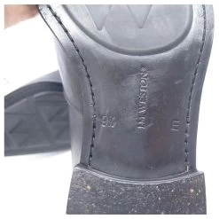 JM WESTON SHOES 457 INFORMAL BOOTS 9.5E 43.5 BLACK LEATHER LOW BOOTS -Jm Menswear 699550 3