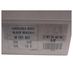 JM WESTON SHOES 457 INFORMAL BOOTS 9.5E 43.5 BLACK LEATHER LOW BOOTS -Jm Menswear 699550 7