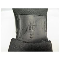 JM WESTON RICHELIEU SHOES 300 8.5D 42.5 STRAIGHT TOE BLACK LEATHER SHOES -Jm Menswear 721709 4