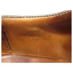 JM WESTON RICHELIEU SHOES 300 8.5D 42.5 STRAIGHT TOE BLACK LEATHER SHOES -Jm Menswear 721709 6