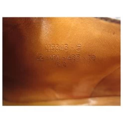 JM WESTON ARABESQUE CONTI SHOES 435 Richelieu 9C 43 BLACK LEATHER SHOES -Jm Menswear 721853 5