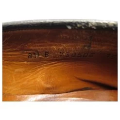 VINTAGE JM WESTON SHOES 180 Church´s Loafers 8.5b 42.5 FINE LEATHER PECARI SHOES Black -Jm Menswear 728432 5