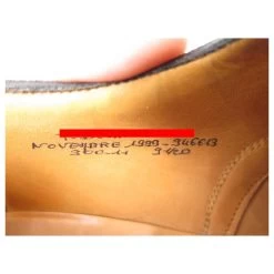 JM WESTON SHOES 300 Richelieu 9.5D 43.5 STRAIGHT TOE BLACK SUEDE SHOES -Jm Menswear 728639 6