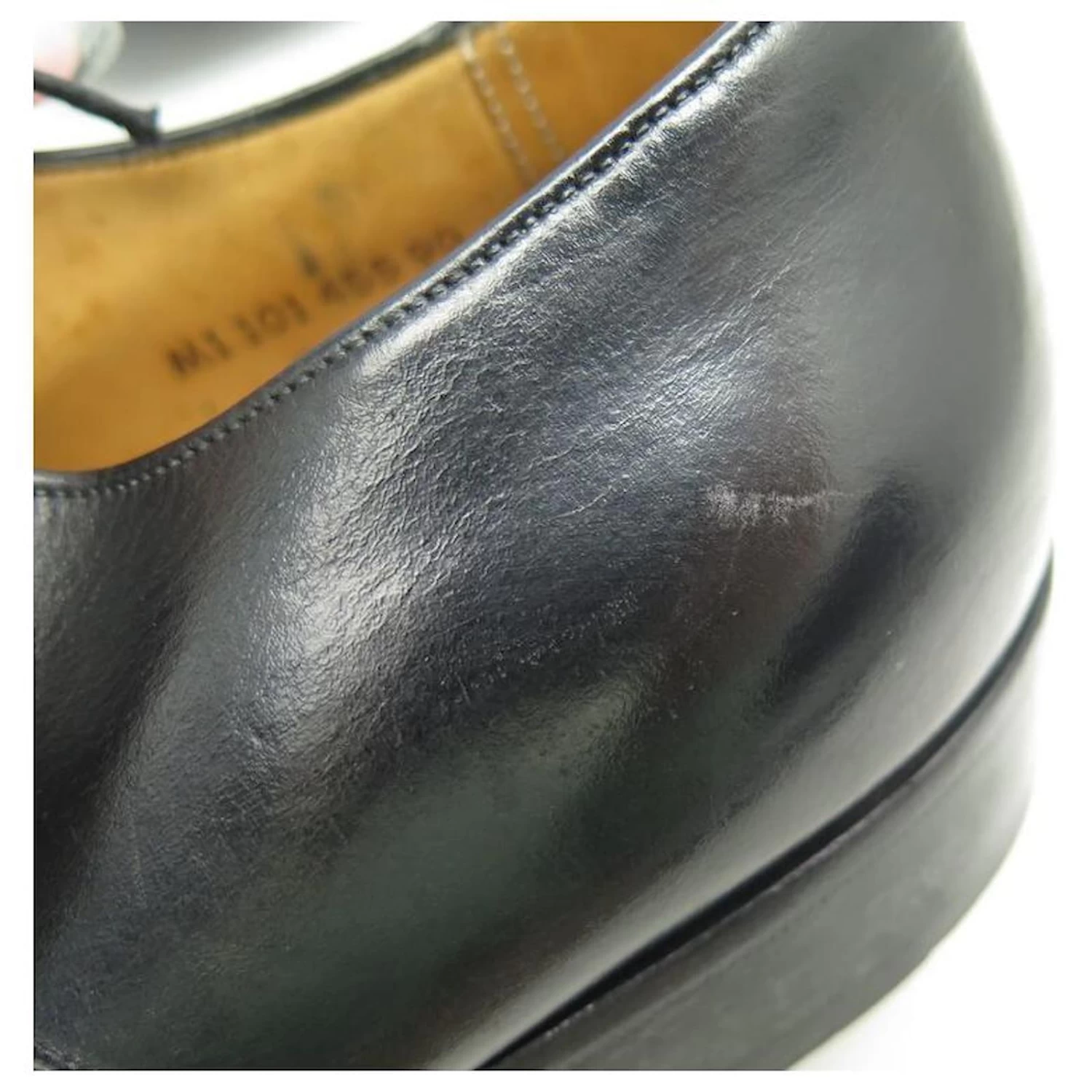 JM WESTON RICHELIEU STRAIGHT TOE SHOES 8.5E 42.5 BLACK LEATHER LOAFERS SHOES 7 JM WESTON RICHELIEU STRAIGHT TOE SHOES 8.5E 42.5 BLACK LEATHER LOAFERS SHOES - Image 6