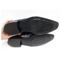 JM WESTON BOOTS 457 INFORMAL 8.5D 42.5 BLACK LEATHER LOW BOOTS 11 JM WESTON BOOTS 457 INFORMAL 8.5D 42.5 BLACK LEATHER LOW BOOTS -Jm Menswear 772440 3