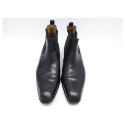 JM WESTON BOOTS 457 INFORMAL 8.5D 42.5 BLACK LEATHER LOW BOOTS 13 JM WESTON BOOTS 457 INFORMAL 8.5D 42.5 BLACK LEATHER LOW BOOTS -Jm Menswear 772440 5
