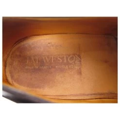 JM WESTON DERBY GOLF SHOES 641 11b 45 THIN BROWN LEATHER SHOES -Jm Menswear 784813 4