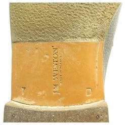 JM WESTON LOAFERS 281 THE WOC 7D 41 BROWN SEEDED CALF LOAFERS -Jm Menswear 791564 4