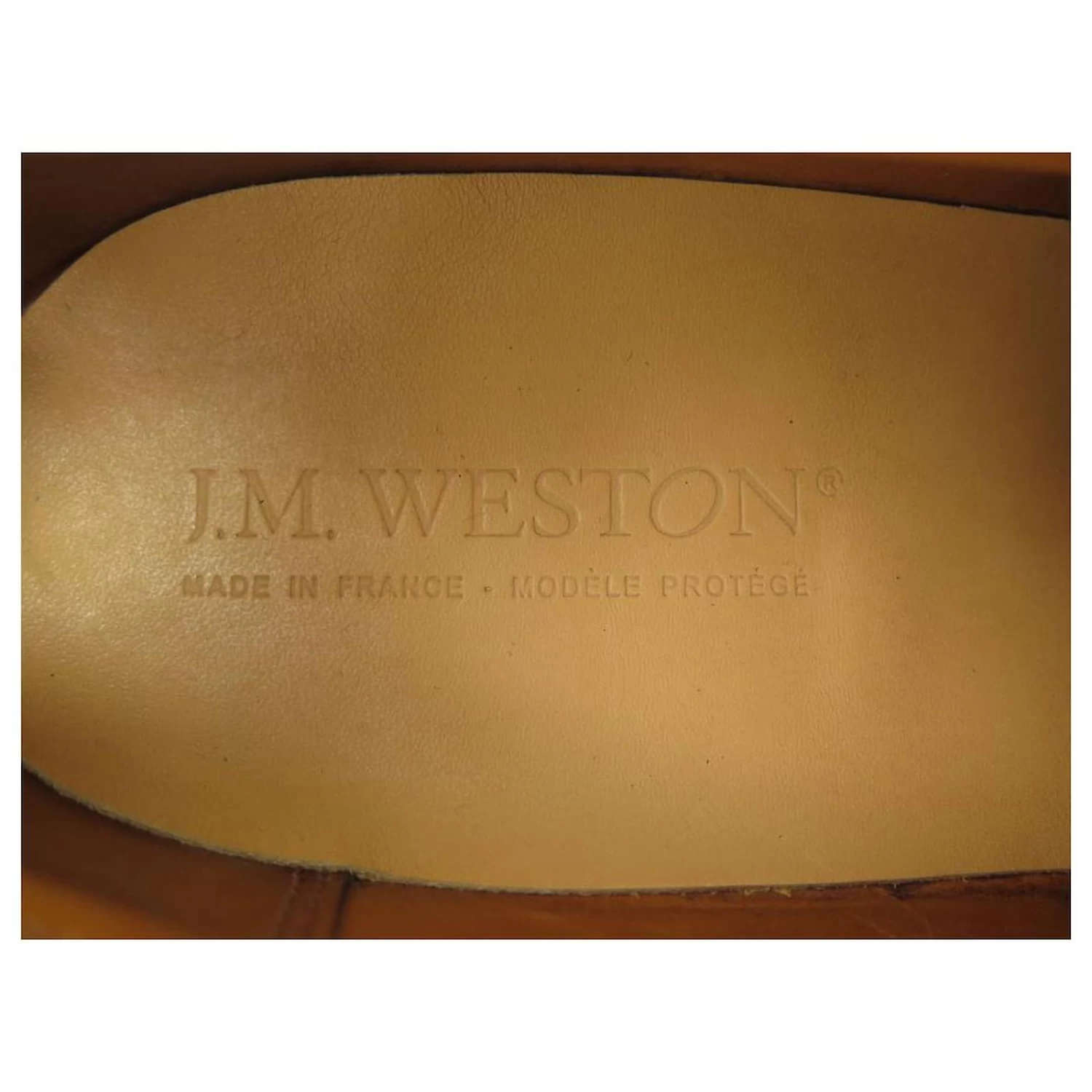 JM WESTON SHOES 531 Flora 7.5C 41.5 DERBY LOAFERS WITH BUCKLE BLACK LEATHER 8 JM WESTON SHOES 531 Flora 7.5C 41.5 DERBY LOAFERS WITH BUCKLE BLACK LEATHER - Image 6